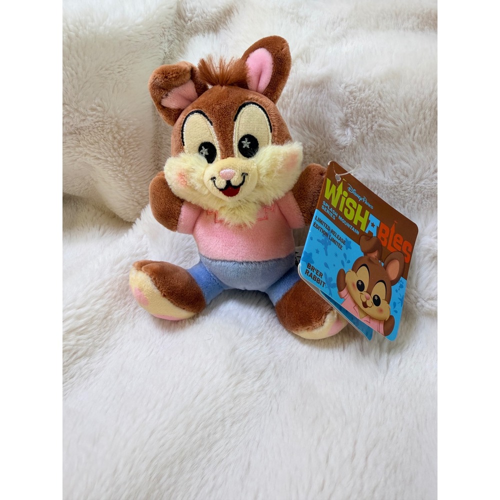 NWT Disney Parks Wishables Splash Mountain Br'er Rabbit Limited Release Plush